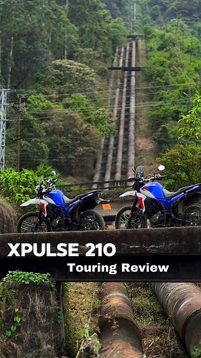FRANK on Instagram: "Xpulse 210 touring Review Offroad bike to Adventure tourer 1500 kms ride review let us know your thoughts in the comments below shots @v_boy_stunt_rider_ #xpulse210 #touring #ride #rain"