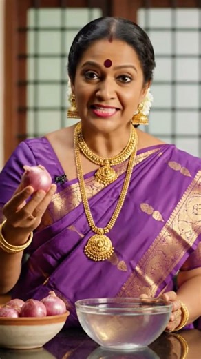 చిన్న ఉల్లిపాయలు వలవడం కష్టమైతే కొద్దిసేపు నీటిలో నానబెట్టి వలవండి. #kitchenhacks #kitchentips