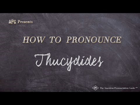 How to Pronounce Thucydides (Real Life Examples!)