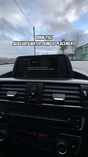 BMW 116i Auxiliary Water Pump Replacement Guide