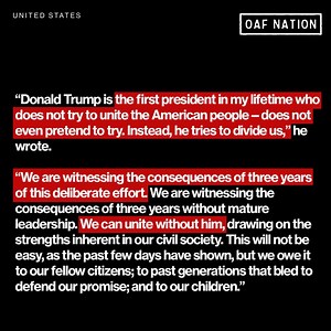 45K views · 794 reactions | OAF News: Sounding the Alarm - James Mattis Denounces POTUS as a Threat to the US Constitution | OAF Nation | Facebook