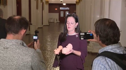 Pennsylvania State Rep. Stephanie Borowicz (R-Clinton County) waves around fetus dolls to reporters and spreads disinformation about a proposed state constitutional amendment guaranteeing the right to reproductive health care. Follow Heartland Signal for more. | WCPT 820 - Chicago's Progressive Talk