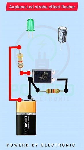 13K views · 84 reactions | Airplane Led strobe effect flasher #electrical #electricalwork #powerdbyelectric #diagram #electrical #electricalwork | Powerd By Electronic | Facebook