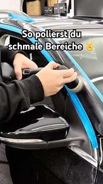 Türrahmen sicher polieren! So kannst du schmale Bereiche wieder kratzerfrei bekommen!