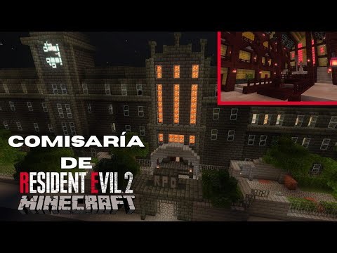 Comisaría R.P.D de Resident Evil 2 Remake en Minecraft | Clais