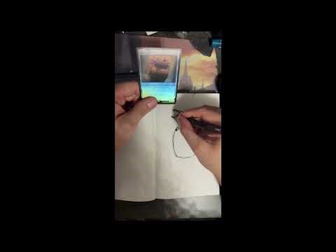 Beginner Drawing Practice | Sketching a Magic Card | Real-Time Sketch With Me