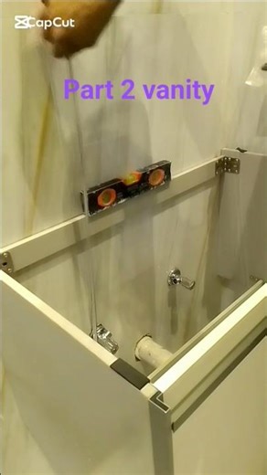 Bathroom Vanity Installation | Step-by-Step Plumbing Work #vairalshort #bathroomdecor #plumbing #