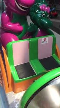Barney car baby bop kiddie ride Australia