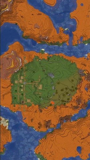 Minecraft Seed With A Plains Village Surrounded By A Mesa