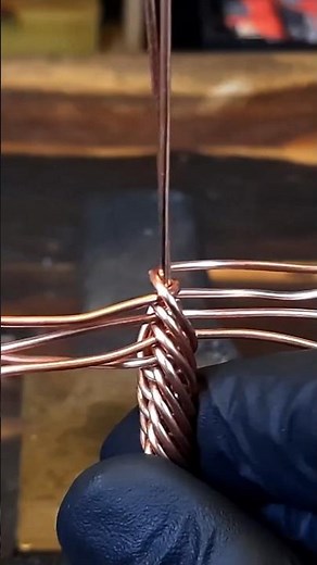 I Made a Simple, Braided Copper Cuff Bracelet