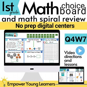 Digital Math Centers and Spiral Review Quarter 4 Week 7