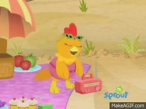 Beach Picnic" -- The Chica Show on Make a GIF