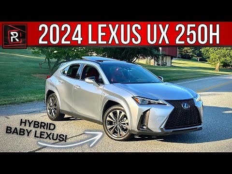 The 2024 Lexus UX 250h F-Sport AWD Is Hybrid Only Entry-Level Luxury SUV