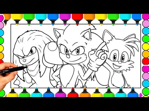 Sonic team Coloring Pages NEW Coloring and Draw Sonic Coloring Compilation team sonic 145