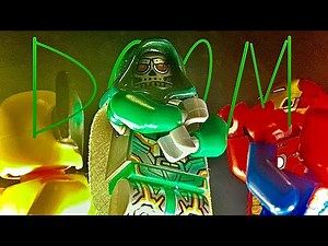 DOCTOR DOOM - All Caps - LEGO Marvel Stopmotion - ‪@BrickSceneAntics‬