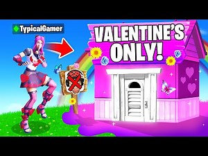 I Went UNDERCOVER in a VALENTINE'S DAY ONLY Tournament! (Fortnite)