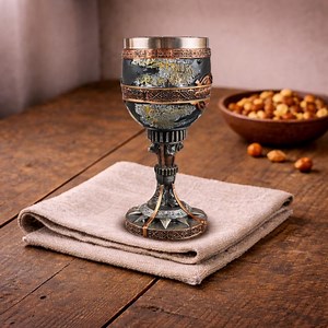 Gothic Medieval Goblet, Stainless Steel Lined, Fantasy Chalice - Etsy UK
