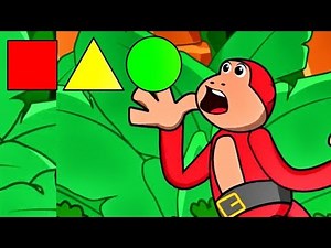 Las Formas Geometricas. El Mono Silabo. Cuadrado, Triangulo, Circulo. Videos Educativos