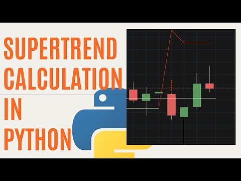Supertrend Indicator Calculation in Python | Pandas-TA (2021)