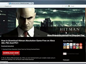 How to Download Hitman Absolution Game Crack For Free - Tutorial