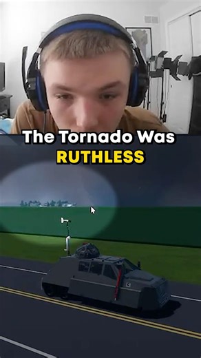 The tornado had tramatized him in 1 SECOND💀 #shorts #twistedroblox #robloxtwisted
