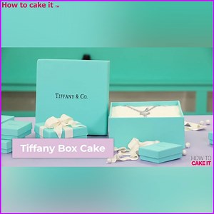 Tiffany & Co Amazing Box Cake, Surpise Your Friends With This Gift!😍 | How To Cake It