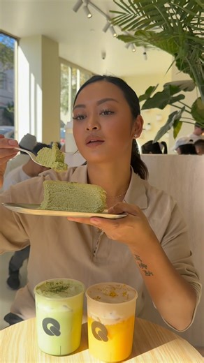 Minimalistic vibe, great drinks, and good music to vibe into. Let’s go to Q Specialty Coffee in SF!