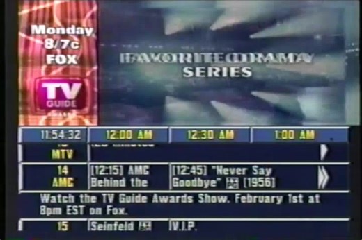 【录像带】Prevue成为电视指南频道（1999.02.01）