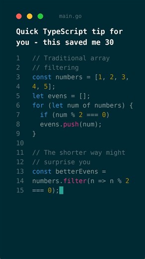 A better way to write typescript ✨ 🎯 #typescripttutorial #shorts #coding