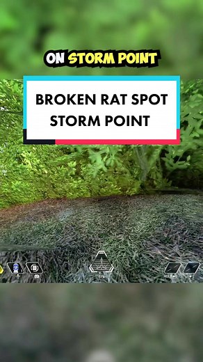 The Most BROKEN Rat Spot on Storm Point in Season 14 🐀 Over by Command Center and the Gravity Cannon, you can fall down into a completely covered area where no one can see you.