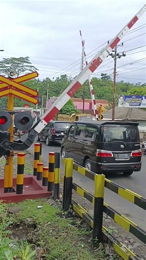 The Most Tense Moment at A Busy Railway Crossing | Momen Paling Tegang di Perlintasan Tersibuk