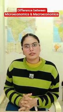 Micro Economics vs Macro Economics 🔥😱| Individual vs Aggregate| Economics Basics #economics #shorts