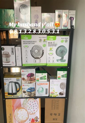 Everything household items, fans, kitchen appliances, utensils, home improvement, bathroom needs, pls send a dm WhatsApp 08132830531 #unboxingvideo #vendorsinowerri #packanorderwithme #kitchenhacks #electricjug #yampounderfoodprocessorandgrinder #fansinowerri #rechargablefansinowerri #dragonflask #airfryer