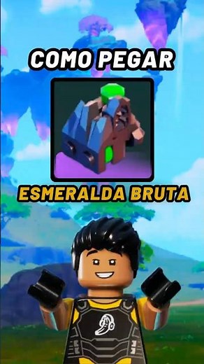 How to get raw emeralds in LEGO Fortnite (Quick Guide!) #shorts #legofortniteodyssey