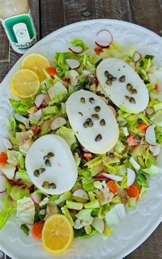 Calamari steaks turned star of an epic Caesar salad