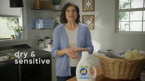 All Laundry Detergent Free Clear TV Spot, 'Dry and Sensitive'