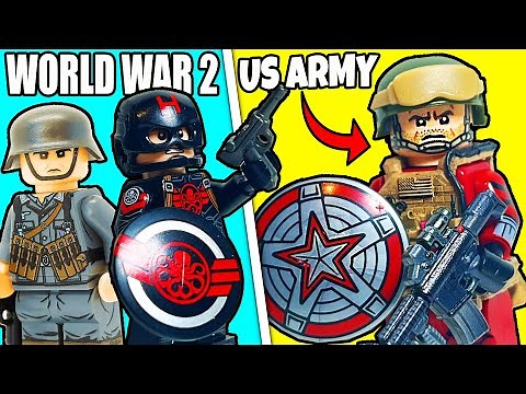 Building Every CAPTAIN AMERICA Minifigure in LEGO!