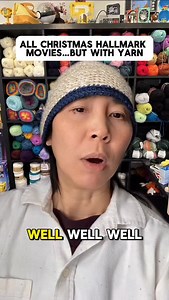 3.2K views · 593 reactions | Tangled In Love: Part 1 Over the next few days I’ll be re-running this Christmas one shot from last year that morphed into a full 10-minute movie. Complete with crowdsourced plot lines and LOTS of crochet and knitting puns! Been dreaming up some ideas for this year’s fiber arts holiday special! | Get to Hooking Crochet | Facebook