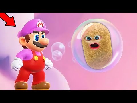 マリオの新しい能力に驚く芋 (スーパーマリオブラザーズ ワンダー #2)