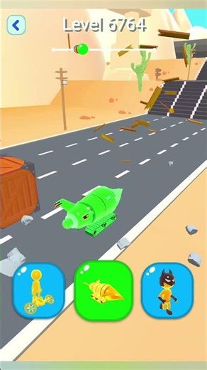 🔥 Shape - Shifting & Transform The Character 👀 Level - 6764 #shapeshifting #gameplay #shorts #viral