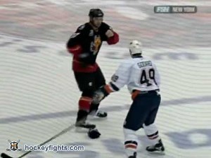 Chris Simon vs Eric Godard Jan 12, 2006