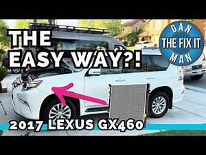 2010 - 2023 Lexus GX460 - Radiator Replacement WITHOUT Removing the Front Bumper or Grille! Easy DIY