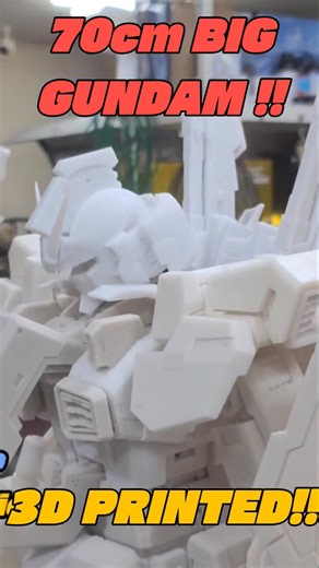 BIG GUNDAM 3D PRINTING!! #anime #3DPRINTING #sega #gaming
