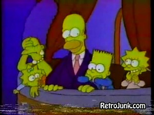 WVLA Simpsons promo--1990 | Commercial | Retro Junk