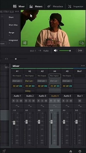 Extending the Mixer Window In DaVinci Resolve Fairlight #davinciresolvestudio #motionvfx