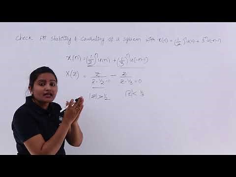 System to be Causal & Stable Problem Example