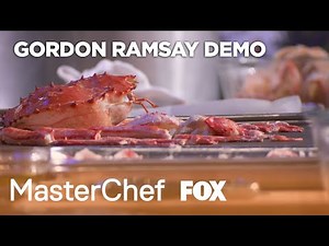 Gordon & Morimoto Demonstrate How To Shuck A Crab | Season 10 Ep. 12 | MASTERCHEF