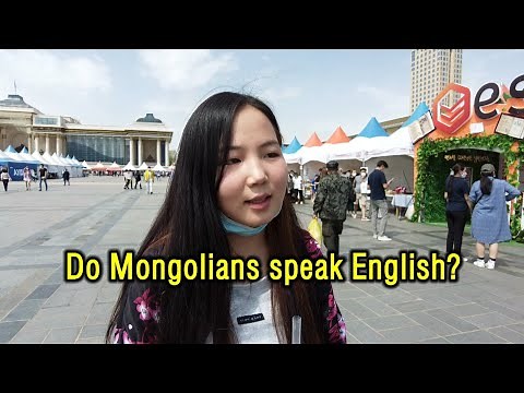 Do Mongolians speak English? - Street interview #1