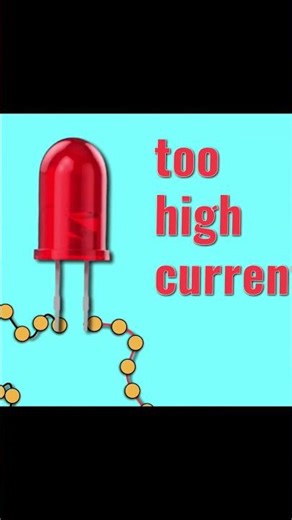 why resistor is always stay connected to led #short