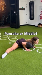 We all know I love my Middle Splits AND Pancake! So when you can’t choose which to train, just train both 🙌 There’s quite a lot of crossover between the two skills, so drills will transition between them. The hip abduction, external rotation, and adductor strength you build for one directly helps the other. Plus, training both keeps your training varied and hits your hips from different angles, middle splits with more active control, pancake with more compression and forward fold. Win-win all a
